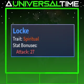 SPIRITUAL LOCKE 🗡️27|AUT
