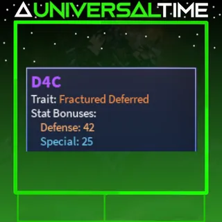 FRACTURED DEFFERED D4C 🛡️42 🪄25 |AUT