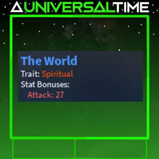 SPIRITUAL THE WORLD (TW) 🗡️27|AUT