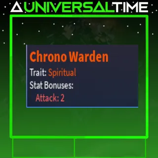 SPIRITUAL CHRONO WARDEN 🗡️2|AUT