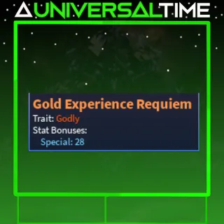 GODLY GOLD EXPERIENCE: REQUIEM (GER) 🪄28| AUT