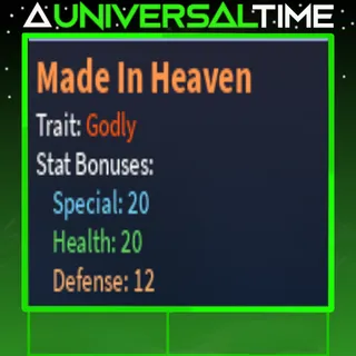 GODLY MADE IN HEAVEN 🩷20🪄20🛡️12|AUT