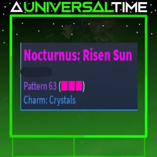 UNUSUAL NOCTURNUS: RISEN SUN PAT 63 CRYSTALS|AUT