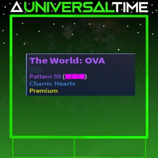 🪙UNUSUAL THE WORLD: OVA 🪙 PAT 59 CHARM HEARTS| AUT
