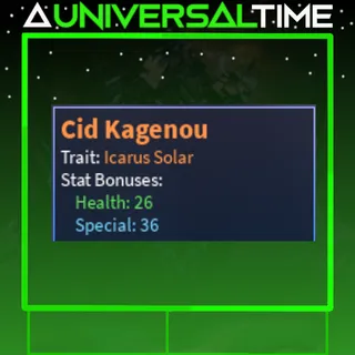 ICARUS SOLAR CID KAGENOU 🩷26🪄36|AUT