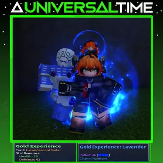 INCANDESCENT SOLAR GOLD EXPERIENCE 🩷38🛡️42 AND P46 HARMONY UNU|AUT