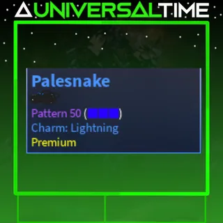 🪙UNUSUAL PALESNAKE 🪙 PAT 50 CHARM LIGHTNING| AUT