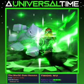 EGOTISTIC GODLY THE WORLD: OVER HEAVEN 🛡️43 AND P24 APOLLO UNU|AUT