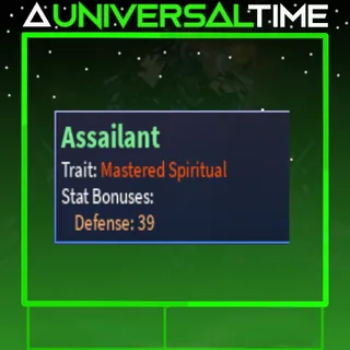 MASTERED SPIRITUAL ASSAILANT 🛡️39|AUT