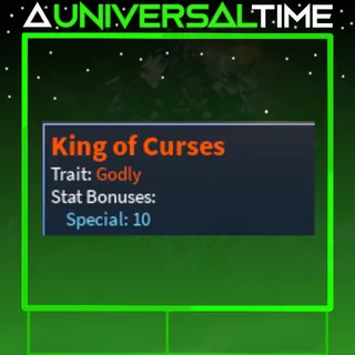 GODLY KING OF CURSES (SUKUNA) 🪄10|AUT