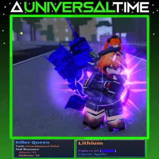 INCANDESCENT SOLAR KILLER QUEEN 🛡️18🗡️42 AND P50 APOLLO UNUSUAL| A UNIVERSAL TIME| AUT