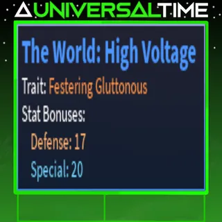 FESTERING GLUTTONOUS THE WORLD: HIGH VOLTAGE 🪄20🛡️17|AUT