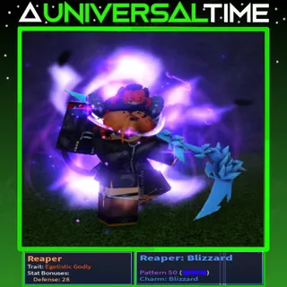 EGOTISTIC GODLY REAPER 🛡️28 AND P50 BLIZZARD UNUSUAL|AUT