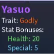 GODLY YASUO (H:20 S:5)|AUT