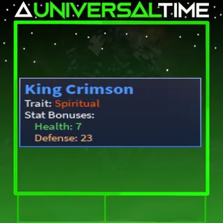 SPIRITUAL KING CRIMSON 🩷7🛡️23|AUT