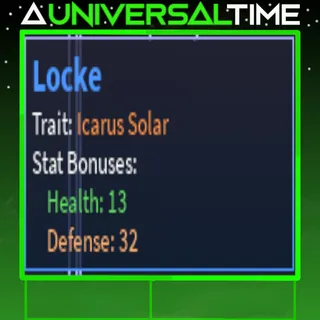 ICARUS SOLAR LOCKE 🛡️32🩷13|AUT