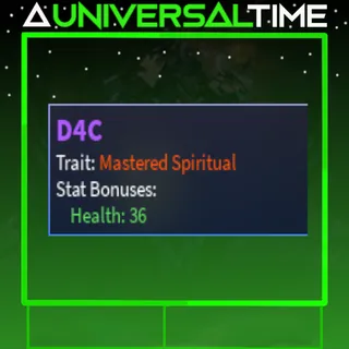 MASTERED SPIRITUAL D4C 🩷36|AUT