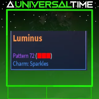 UNUSUAL LUMINUS PAT 72 SPARKLES|AUT