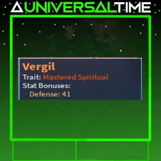 MASTERED SPIRITUAL VERGIL 🛡️41|AUT