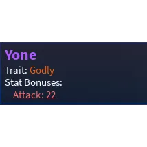 GODLY YONE (A:22) | AUT