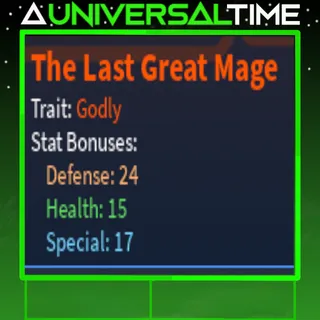🌟NEW SPEC 🌟 GODLY THE LAST GREAT MAGE (FRIEREN) 🩷15🪄17🛡️24| A UNIVERSAL TIME |AUT