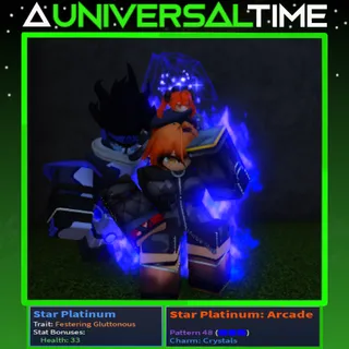 FESTERING GLUTTONOUS STAR PLATINUM 🩷33 AND P48 CRYSTALS UNUSUAL|AUT