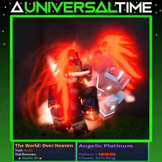 GODLY THE WORLD: OVER HEAVEN 🩷🌟30🌟 AND P1 SOL'S RING UNU|AUT