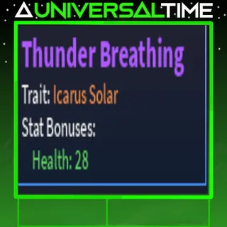 ICARUS SOLAR THUNDER BREATHING 🩷28 |AUT
