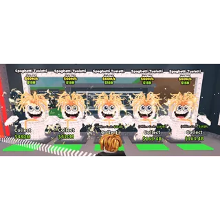 6x Spaghetti Tualetti