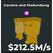 Gold Garama And Madundung 212.5m/s