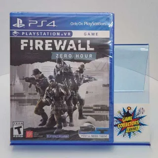 Firewall: Zero Hour VR Game (Sony PlayStation 4, 2018) BRAND NEW Sealed NIB PS4