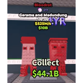 ⭐Garama and Madundung Bloodrot 525M/s - New Event 1YR - Best Price⭐
