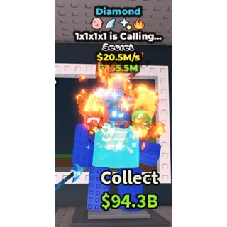 🐷1x1x1x1 Diamond 20M/s - Event OG John Pork - Best Price🐷