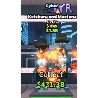 ⭐Ketchuru and Musturu Cyber 1B/s - Fast Delivery - Best Price⭐
