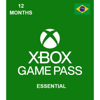 XBOX Game Pass Essential12-month (Brazil) 🇧🇷