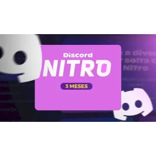 Discord Nitro 3 Months