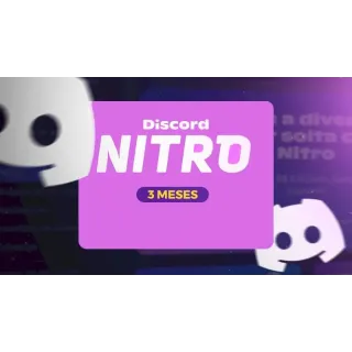 Discord Nitro 3 Months