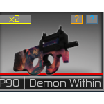 Gear P90 Demon Within X1 In Game Items Gameflip - cs go p90 roblox