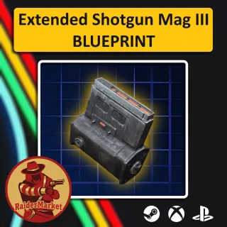 Extended Shotgun Mag III Blueprint