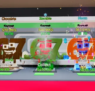 Fortnite steal the brainrot - 5x 67 Bundle