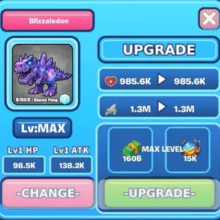 Blizzaledon 1 Trait Max