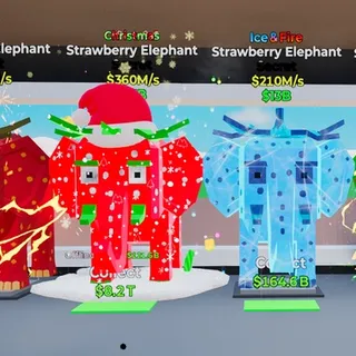 Fortnite Steal The Brainrot - 4 Strawberry Elephant Bundle