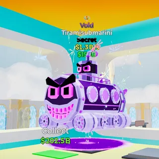 Fortnite Steal The Brainrot Tiramisubmarini 1.3B/s