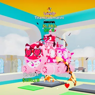 Fortnite Steal The Brainrot Tiramisubmarini 1.3B/s