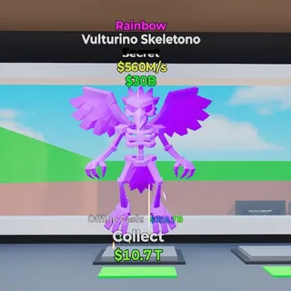 Fortnite Steal The Brainrot Rainbow Vulturino Skeletino