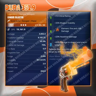 351.9 Dura Fire Ginger Blaster