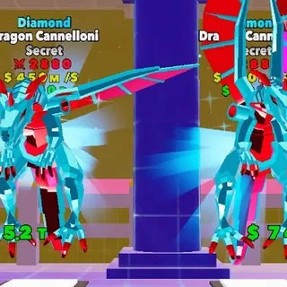 2X Diamond Dragon Cannelloni SET