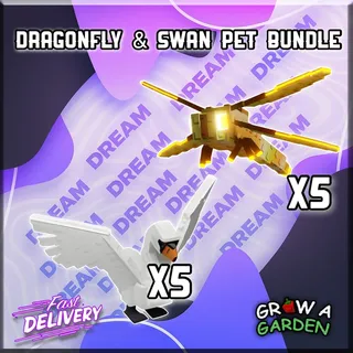 10 Pet Bundle (Dragon fly & Swan)
