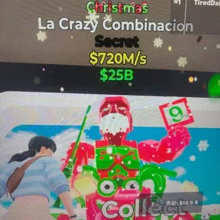 Christmas La Crazy Combinacion 720M/s