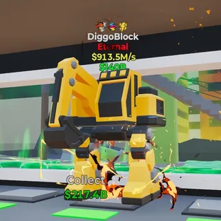 Fortnite Steal The Brainrot Diggoblock 3 traited
